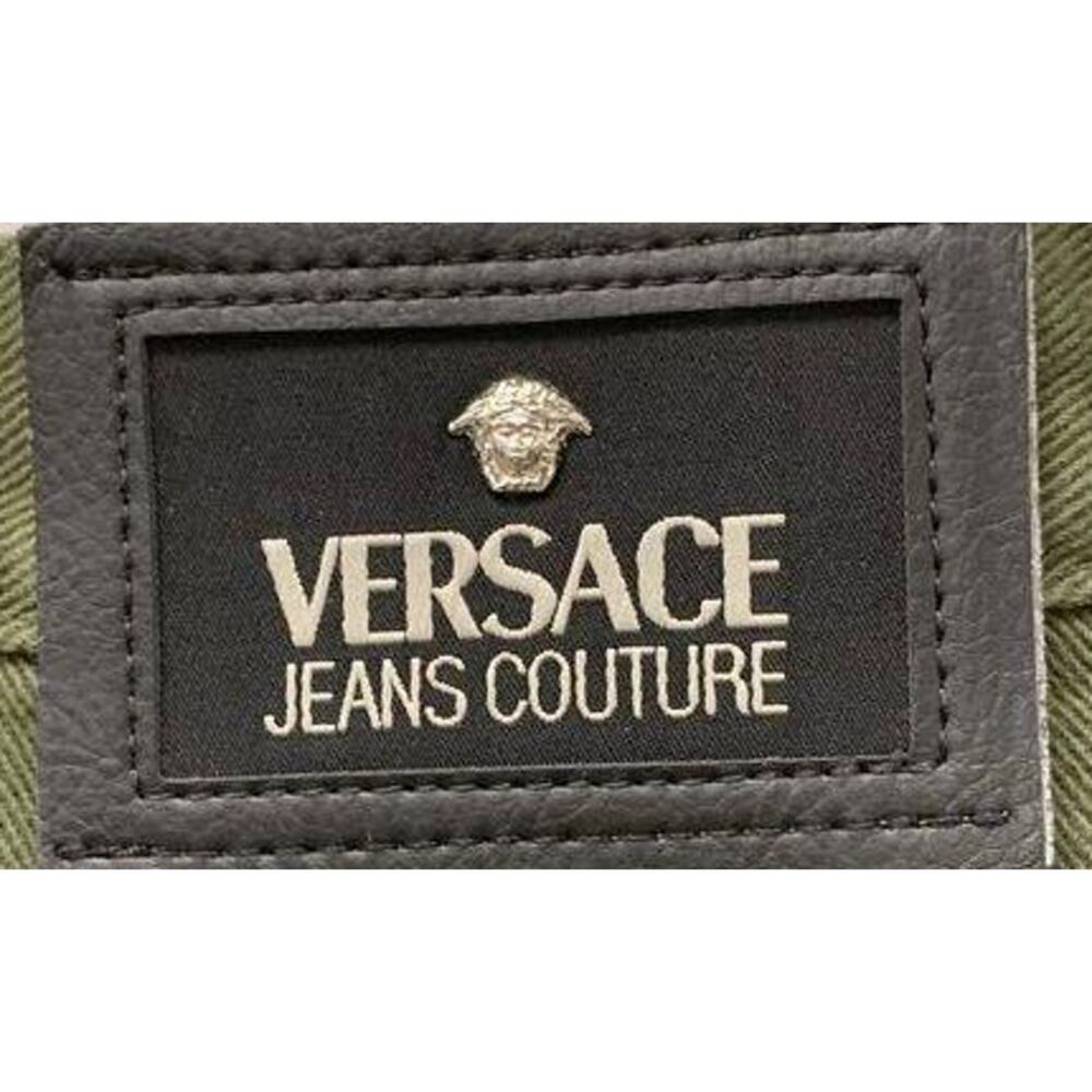 Versace Jeans Couture Green Vintage Denim - Picture 12 of 16